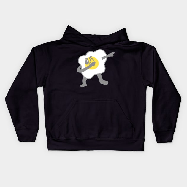 Dancing Steppes Rocking Beaten Dances Fried Egg Kids Hoodie by KK-Royal